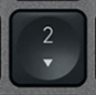 2 (Num) Tasto di ricambio QWERTY (IT) Nero Logitech MX Keys