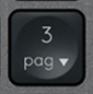 3 (Num) Tasto di ricambio QWERTY (IT) Nero Logitech MX Keys