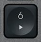 6 (Num) Tasto di ricambio QWERTY (IT) Nero Logitech MX Keys