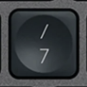 7 / / Tasto di ricambio QWERTY (IT) Nero Logitech MX Keys