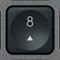 8 (Num) Tasto di ricambio QWERTY (IT) Nero Logitech MX Keys