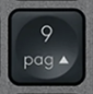 9 (Num) Tasto di ricambio QWERTY (IT) Nero Logitech MX Keys