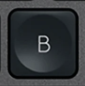 B Tasto di ricambio QWERTY (IT) Nero Logitech MX Keys