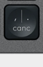 Canc (Num) Tasto di ricambio QWERTY (IT) Nero Logitech MX Keys