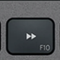 F10 Tasto di ricambio QWERTY (IT) Nero Logitech MX Keys