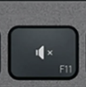 F11 Tasto di ricambio QWERTY (IT) Nero Logitech MX Keys