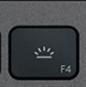 F4 Tasto di ricambio QWERTY (IT) Nero Logitech MX Keys