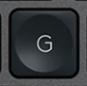 G Tasto di ricambio QWERTY (IT) Nero Logitech MX Keys