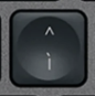 ì / ^ Tasto di ricambio QWERTY (IT) Nero Logitech MX Keys
