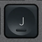 J Tasto di ricambio QWERTY (IT) Nero Logitech MX Keys
