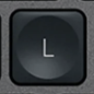 L Tasto di ricambio QWERTY (IT) Nero Logitech MX Keys