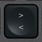< / > Tasto di ricambio QWERTY (IT) Nero Logitech MX Keys