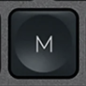 M Tasto di ricambio QWERTY (IT) Nero Logitech MX Keys