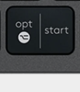 Opt / Start (L) Tasto di ricambio QWERTY (IT) Nero Logitech MX Keys