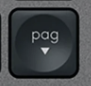 Pag Giù Tasto di ricambio QWERTY (IT) Nero Logitech MX Keys