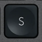 S Tasto di ricambio QWERTY (IT) Nero Logitech MX Keys