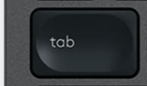 Tab Tasto di ricambio QWERTY (IT) Nero Logitech MX Keys