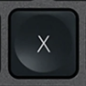 X Tasto di ricambio QWERTY (IT) Nero Logitech MX Keys