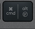 Alt Gr (R) Touche de remplacement Logitech MX Keys
