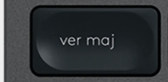 Verr. Maj — Logitech ERGO K860 compatible replacement key
