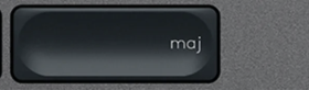 Shift (R) — Logitech Signature Slim K950 compatible replacement key