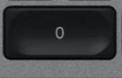 0 (Num) Vervangtoets Logitech MX Keys