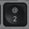 2 / @ Keičiamas klavišas Logitech MX Keys