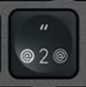 2 / " Tecla de substituição QWERTY (PT) Preto Logitech MX Keys