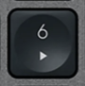 6 (Num) Tecla de substituição QWERTY (PT) Preto Logitech MX Keys