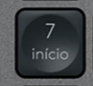 7 (Num) Tecla de substituição QWERTY (PT) Preto Logitech MX Keys