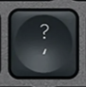 ' / ? Tecla de substituição QWERTY (PT) Preto Logitech MX Keys