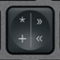 « / » Tecla de substituição QWERTY (PT) Preto Logitech MX Keys