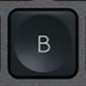 B Tecla de substituição QWERTY (PT) Preto Logitech MX Keys