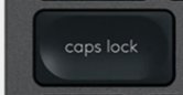 Caps Lock Tecla de substituição QWERTY (PT) Preto Logitech MX Keys