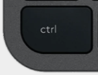 Ctrl Tecla de substituição QWERTY (PT) Preto Logitech MX Keys