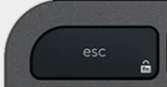 Esc Tecla de substituição QWERTY (PT) Preto Logitech MX Keys