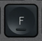 F Tecla de substituição QWERTY (PT) Preto Logitech MX Keys