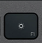 F1 Tecla de substituição QWERTY (PT) Preto Logitech MX Keys