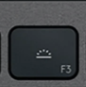 F3 Tecla de substituição QWERTY (PT) Preto Logitech MX Keys