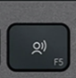 F5 Tecla de substituição QWERTY (PT) Preto Logitech MX Keys