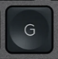 G Tecla de substituição QWERTY (PT) Preto Logitech MX Keys