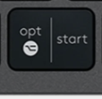 Opt / Start (L) Tecla de substituição QWERTY (PT) Preto Logitech MX Keys
