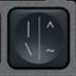 \ / | Tecla de substituição QWERTY (PT) Preto Logitech MX Keys