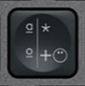 + / * Tecla de substituição QWERTY (PT) Preto Logitech MX Keys