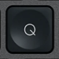 Q Tecla de substituição QWERTY (PT) Preto Logitech MX Keys