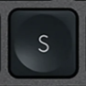 S Tecla de substituição QWERTY (PT) Preto Logitech MX Keys