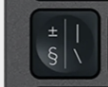 º / ª Tecla de substituição QWERTY (PT) Preto Logitech MX Keys