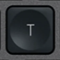 T Tecla de substituição QWERTY (PT) Preto Logitech MX Keys