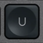 U Tecla de substituição QWERTY (PT) Preto Logitech MX Keys