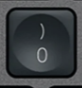 0 / ) Klawisz zapasowy QWERTY (US) Czarny Logitech MX Keys